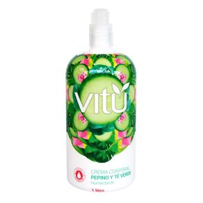 CREMA MANOS PEPINO/TE VERDE VITU *1000ML