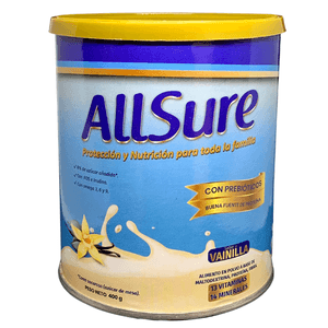Bebida Nutricional Allsure En Polvo*400 g