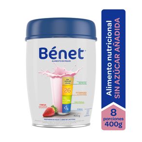 BEBIDA BENET FRESA SIN AZUCAR *400GR