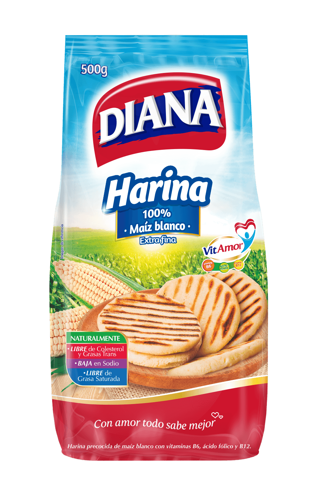HARINA DIANA PRECOCIDA MAIZ BLANCA*500GR