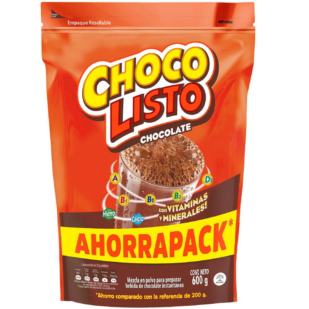CHOCOLISTO CHOCOLATE  x 600GR