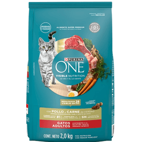 ONE GATO ADULTO POLLO/CARNE x 2KG