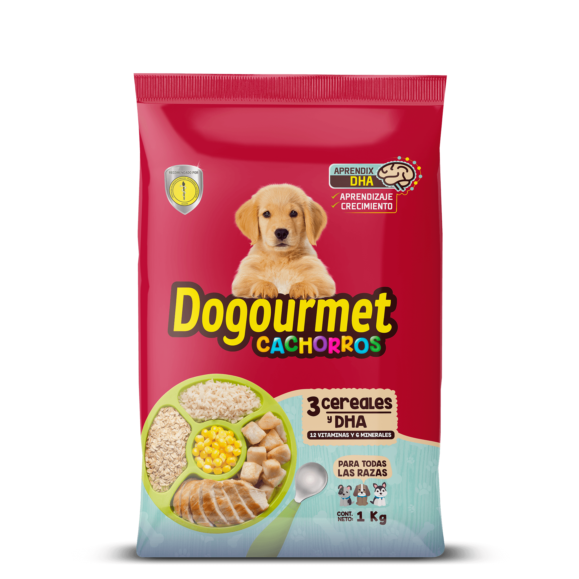 DOGOURMET CACHORROS 3CEREAL*1KG
