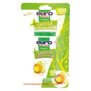 Stevia Euromax Dispensador X 100 Tab