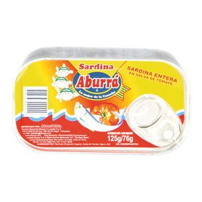 SARDINA SALSA TOMATE ABURRA x 125GR