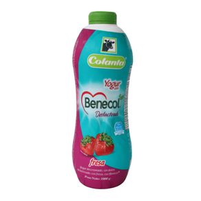 YOGUR DESLACT FRUT FRESA BENECOL*1000GR
