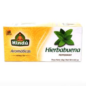 AROMATICA HIERBABUENA HINDU 20 U x 18GR