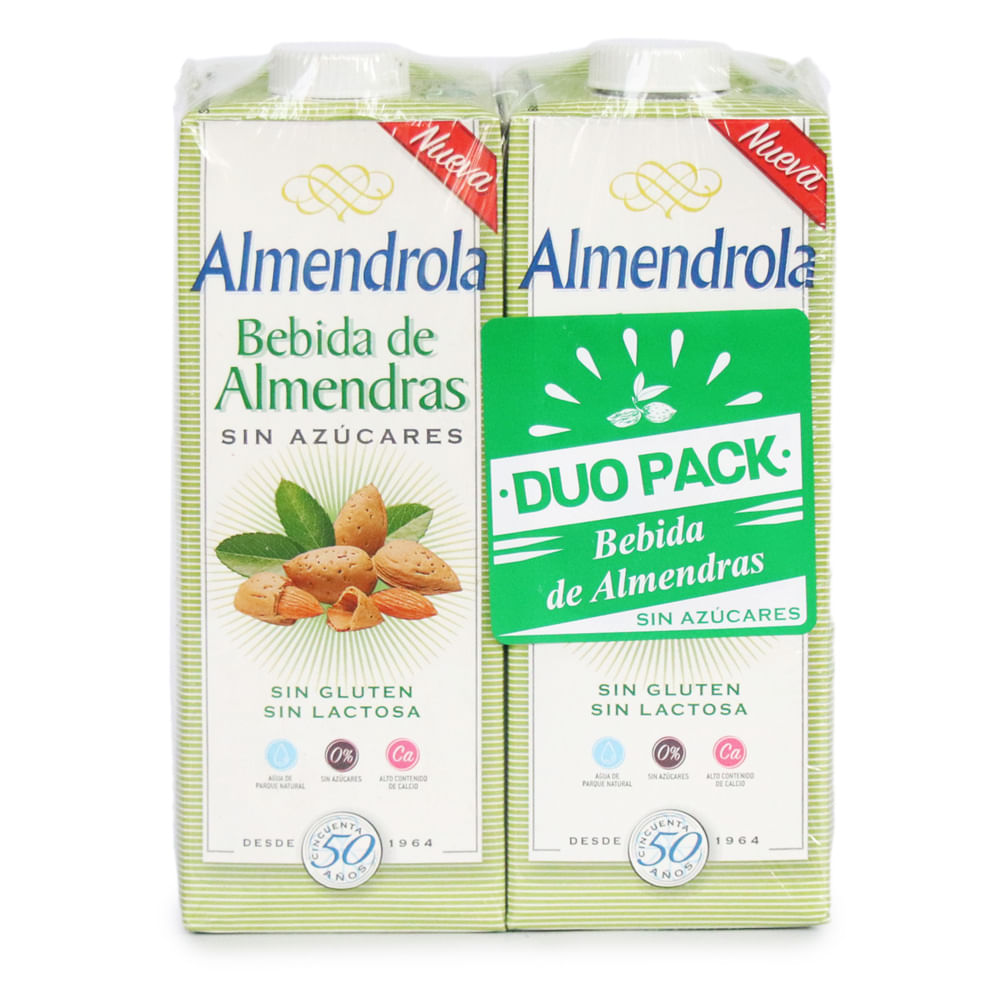 BEB. ALMENDRA SIN AZUCAR DUO ALMENDOL*1L