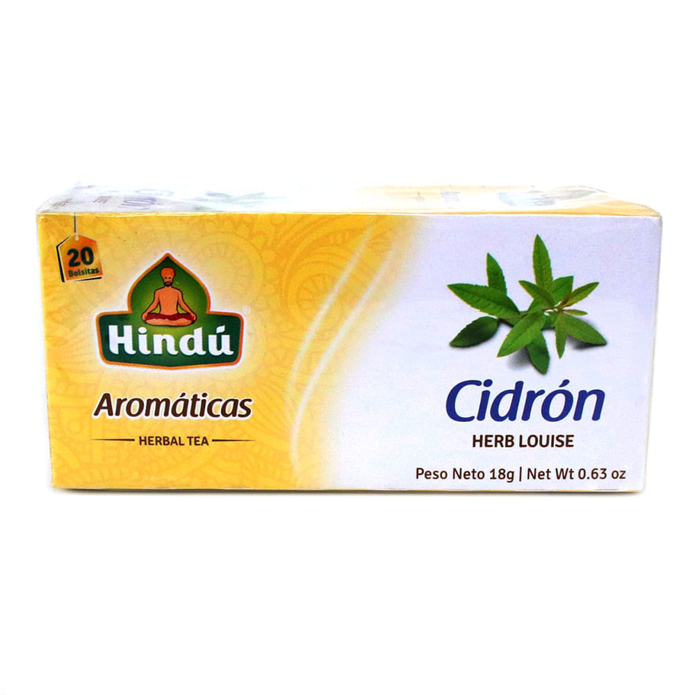 AROMATICA CIDRON HINDU  x 20 U