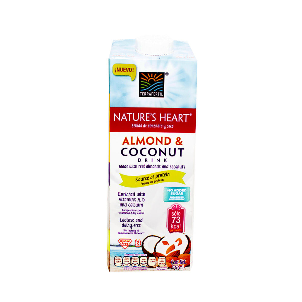 BEBIDA ALMENDRA/COCO NATURES HEART*946ML