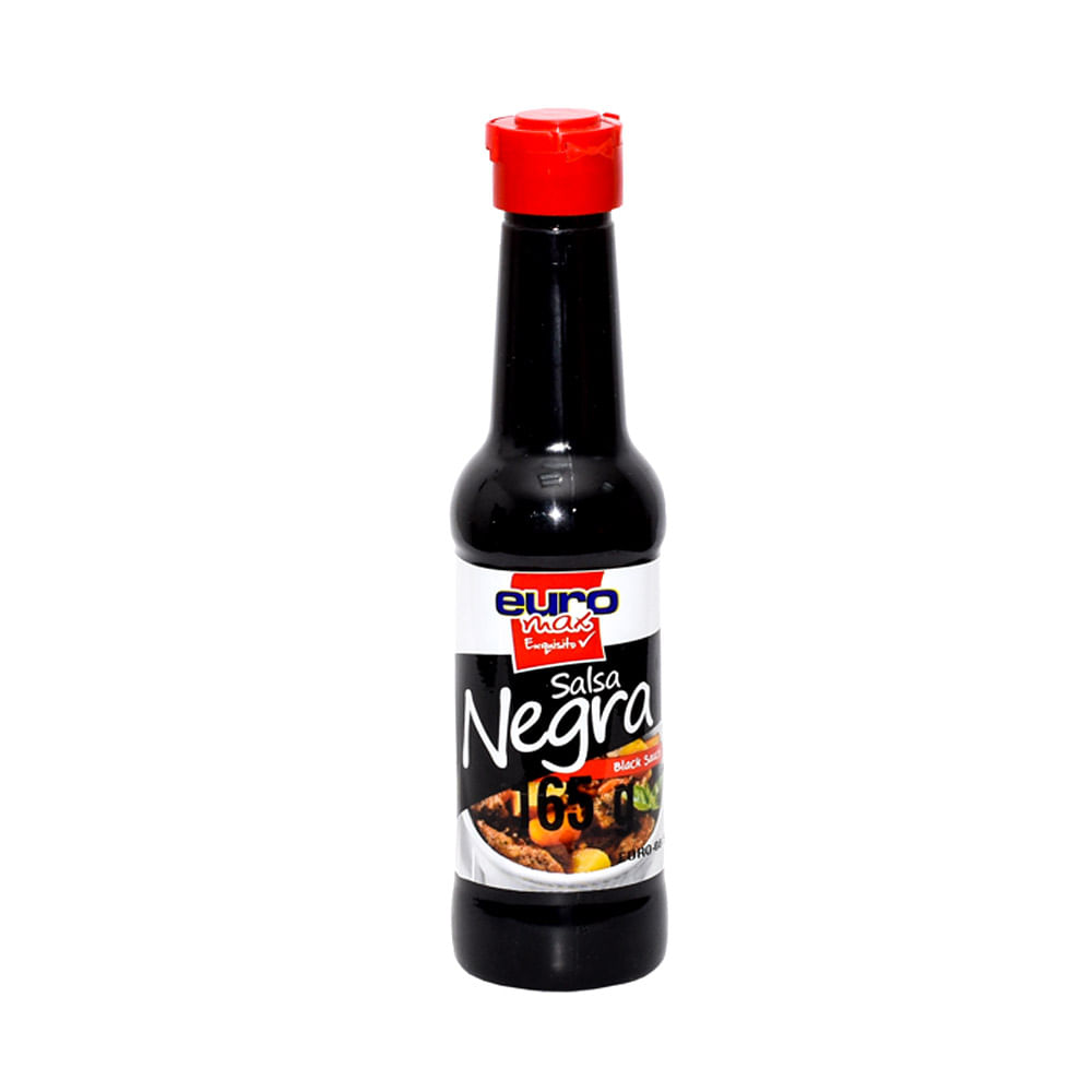 SALSA NEGRA PET EUROMAX NV  x 165ML