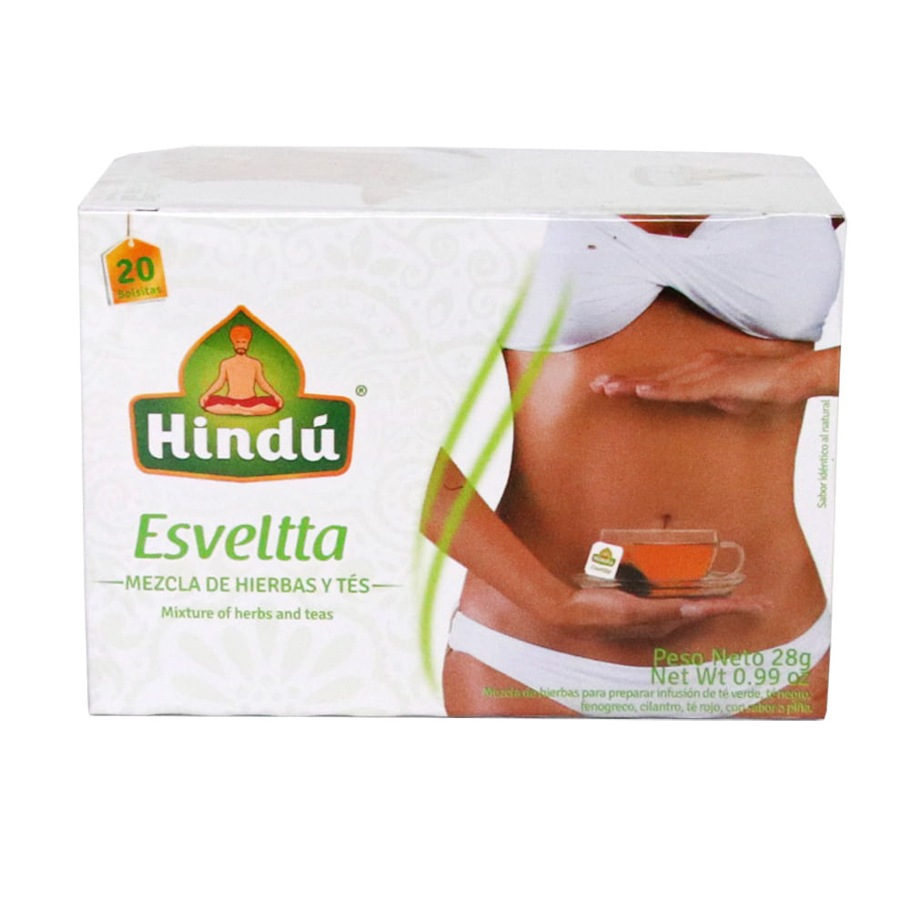 INFUSION ESVELTA HINDU 20 U x 28GR