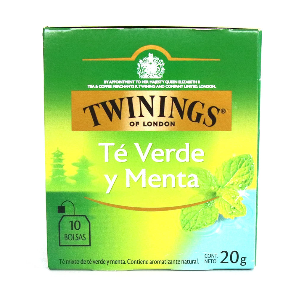 TE VERDE MENTA TWINING CAJA X 10UND*20GR
