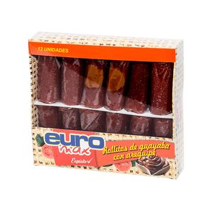 ROLLITOS DE GUAYABA EUROMAX x 250 GR