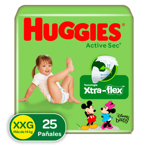 PAÑAL HUGGIES ACT SEC TALL XXG*25UND