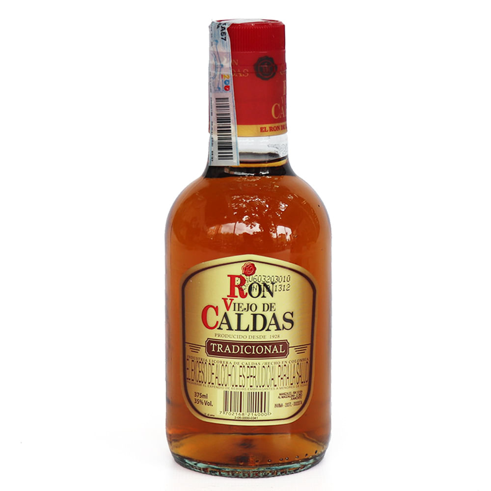 RON VIEJO DE CALDAS x 375 ML
