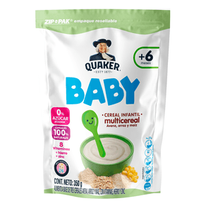 CEREAL BABY QUAKER MULTICEREAL *350GR