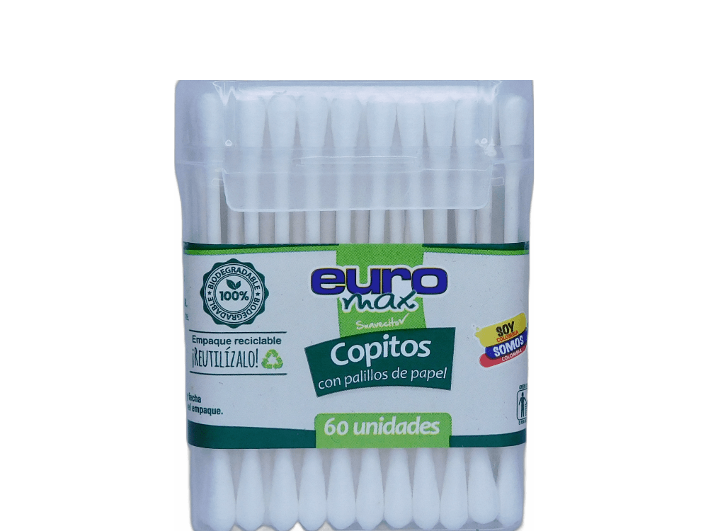 COPITOS EUROMAX PALILLO DE PAPEL*60UND