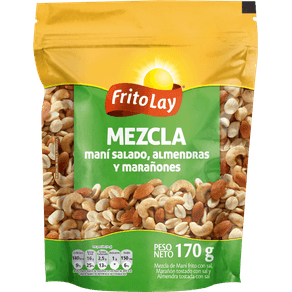 MEZCLA MIX NUECES FRITOLAY x 170 GR