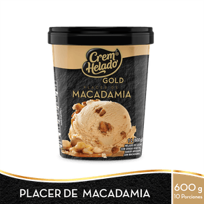 CREM HELADO GOLD PLACER MACADAMIA*1LT