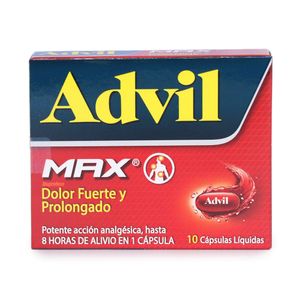 ADVIL MAX x 10 CAPSULAS
