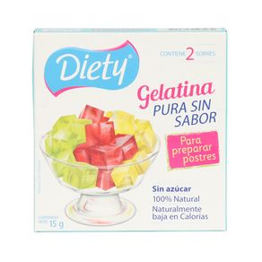 GELATINA DIETY SIN SABOR x 13GR