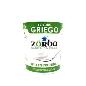 YOGURT ZORBA GRIE NATURAL SIN DULC *500G