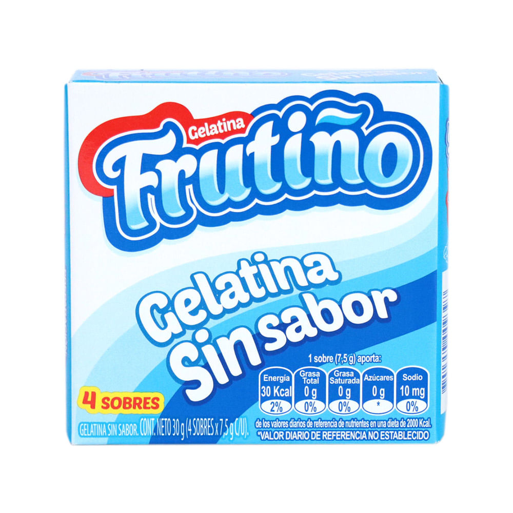GELATINA SIN SABOR 4 SOBRES*41GR