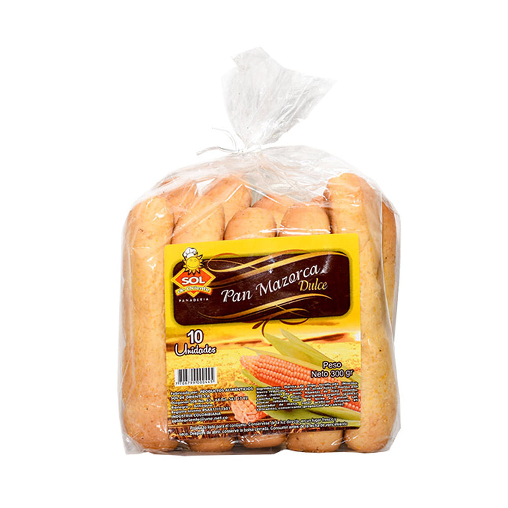 PAN MAZORCA DULCE SOL DE ORINTE  x 300GR