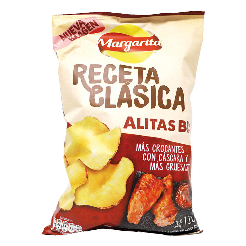 PAPA POLLO BBQ FAM MARGARITA x 120GR