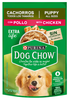 POUCH DOGCHOW CACHORROS POLLO*100GR