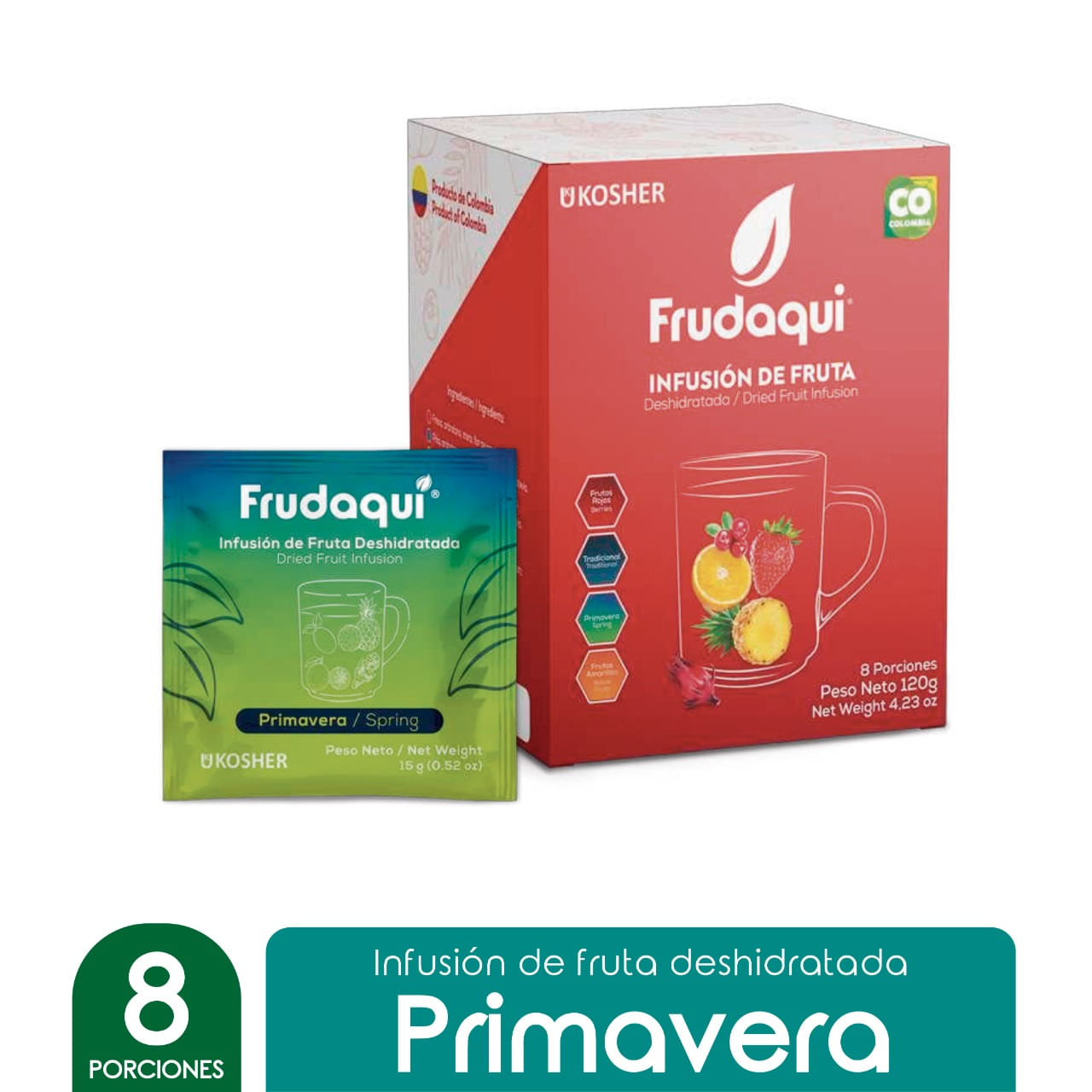 INFUSION FRUDAQUI PRIMAVERAL 8UND*120GR