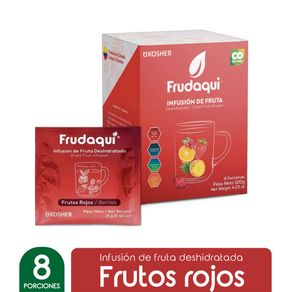 INFUSION FRUDAQUI FRUTOS ROJO 8UND*120GR