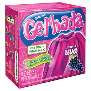 GELATINA GELHADA UVA*35GR
