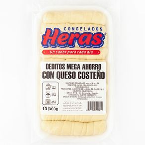 DEDITOS QUESO COSTEÑO HERAS 10Ux300GR