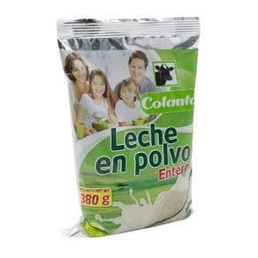 LECHE POLVO ENTERA COLANTAx380GR