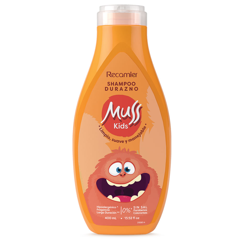 SHAMPOO MUSS KIDS DURAZNO*400ML