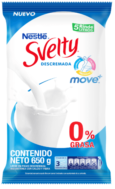 LECHE POLVO SVELTY MOVE DESCREMADA*650GR