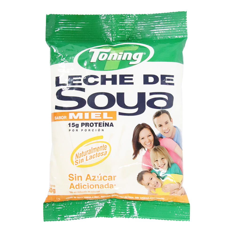 LECHE SOYA TONING MIEL  x 250GR