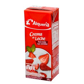 CREMA DE LECHE TETRA ALQUERIA *180 ML