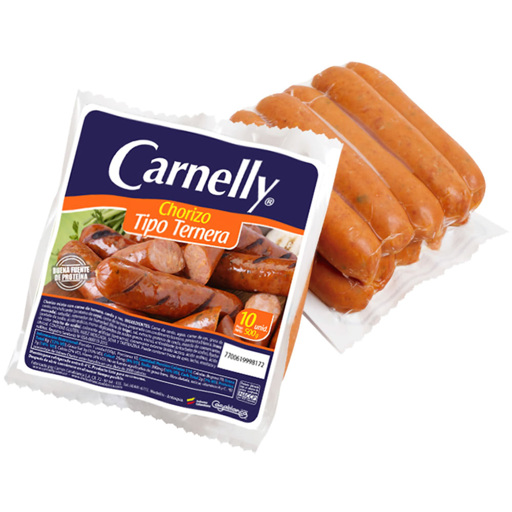 CHORIZO TERNERA CARNELLY x 500GR