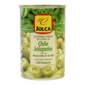ACEITUNAS RELLENA JALAPEÑO JOLCA*300GR