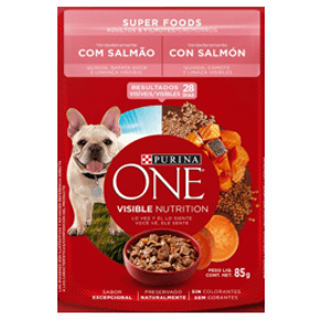 ALIMENTO PARA PERROS ONE SALMON*85GR