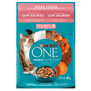 ALIMENTO GATOS ONE SALMON*85GR