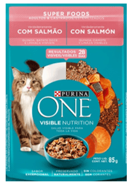 ALIMENTO GATOS ONE SALMON*85GR