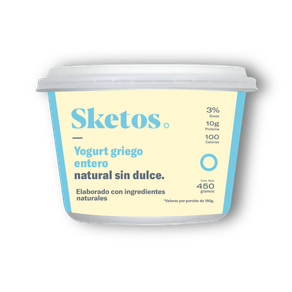 YOGURT GRIEGO NATURAL ENTERO SKETOS*450G