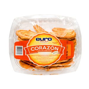 Galleta Euromax Corazon Hojaldradro X220