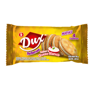Galleta Dux Rellenas Queso Porcio*36 gr