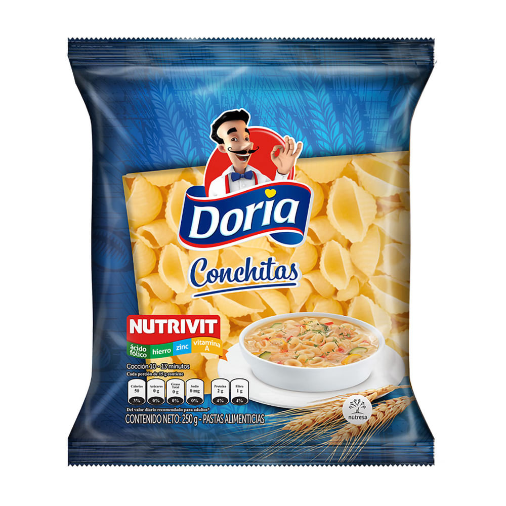 PASTAS DORIA CONCHITAS *250GR