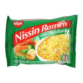 SOPA RAMEN VERDURAS NISSIN x 85 GR